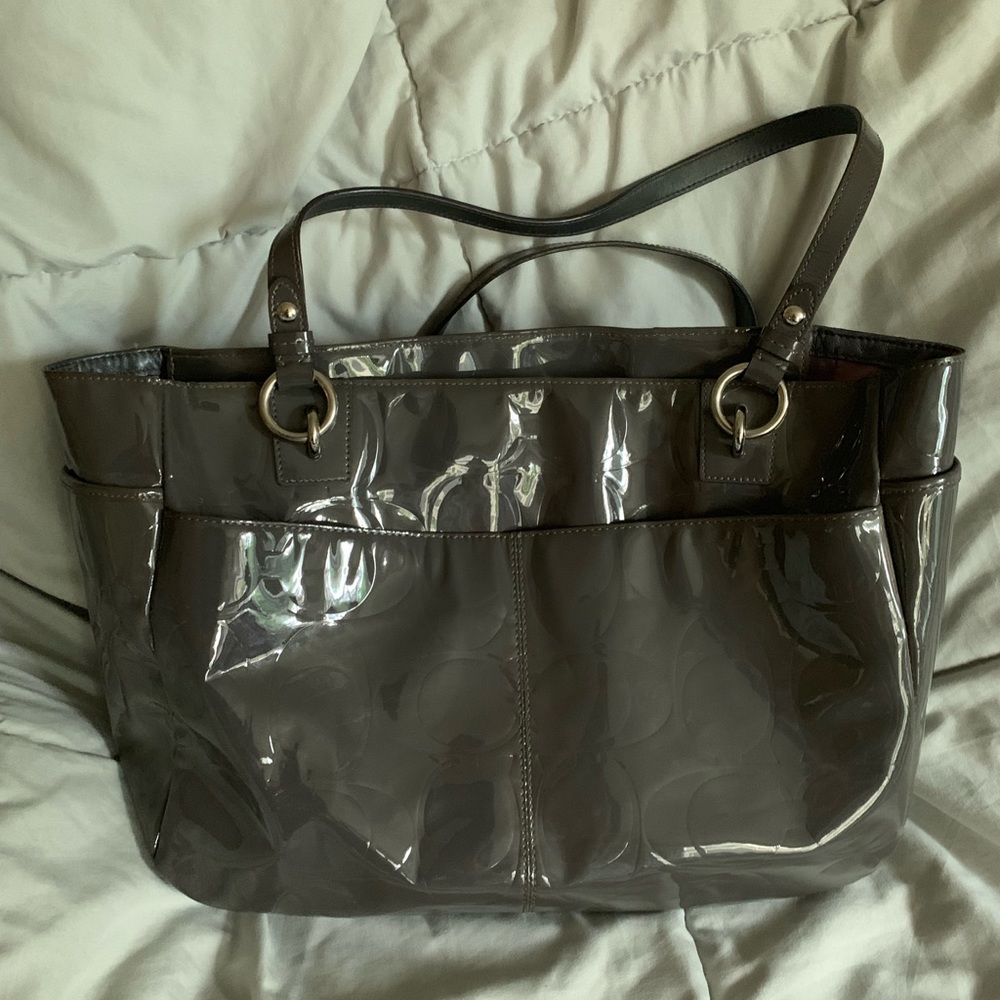 Patton leather grey Coach bag - Picture 3 of 4